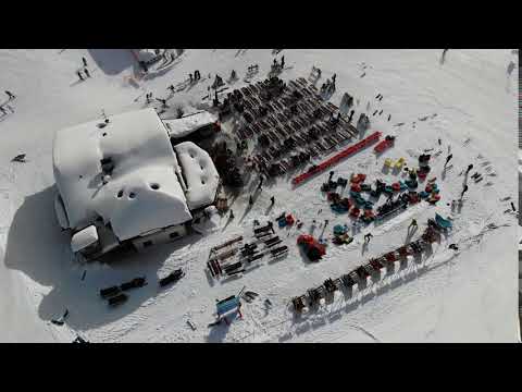Drone flying in Mayrhofen, Zillertal, Austria