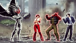 Download lagu [KOF Mugen] Cadio Vs Neo Kyo LV 2 Team, Nuclear Army Team, Blood Vanessa Team mp3