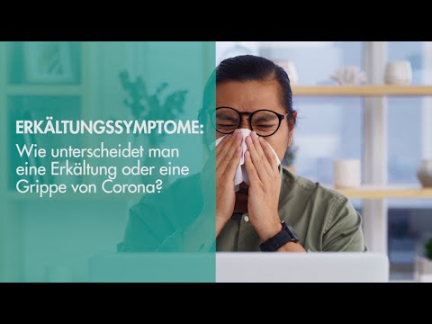 Wie unterscheidet man eine #Erkältung oder eine #Grippe von #Corona?