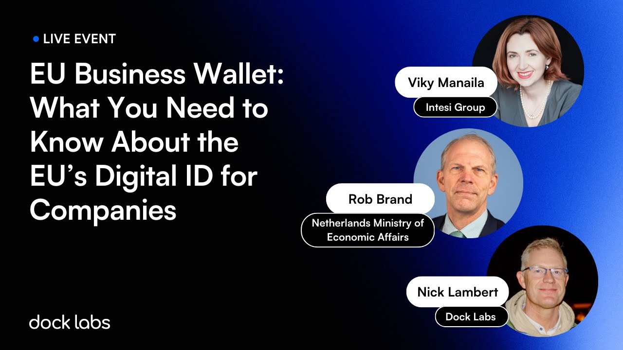EU Business Wallet: What You Need to Know About the EU’s Digital ID for Companies [Live Event]