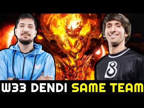 W33 Shadow Fiend ft DENDI Wraith King When 10K MMR & LEGEND Same Team in Pub Game 7.25 Dota 2