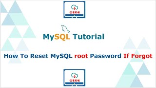 How to Reset MySQL root Password If Forgot (In English)