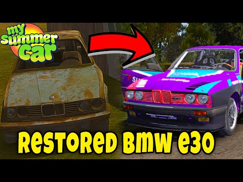ABANDONED BMW E30 - RESTORED FOR RALLY USE - My Summer Car