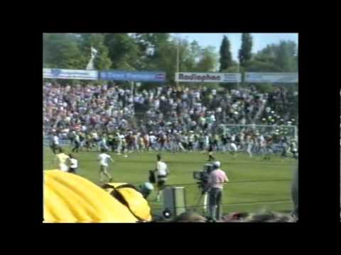 Dynamo Dresden  vs. 1 FC Köln 1992 mit Platzsturm