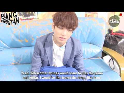 [ENG] 160924 [BANGTAN BOMB] JK's chatter : BTS Band?