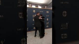 Selena Gomez Falls While Walking SAG Awards Red Carpet 2022