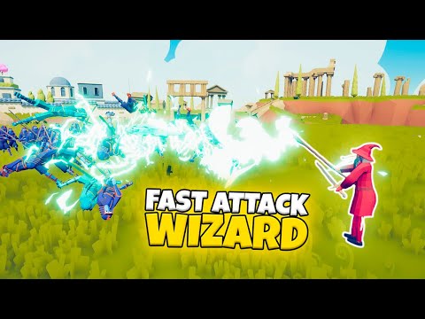 FAST ATTACK WIZARD VS EVERY FACTION | TABS LEGACY UPDATE
