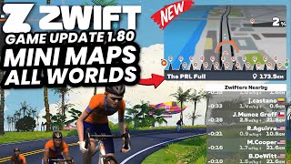 ZWIFT Game Update 1.80: New Mini Maps for All Routes // Shakin' Now Optional