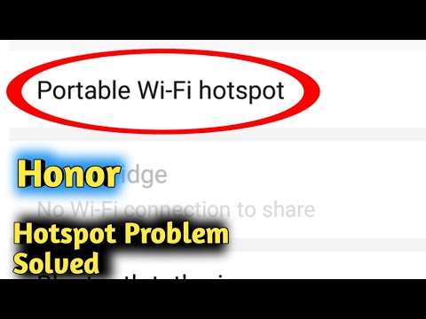 Honor 7X Hotspot Problem Solved