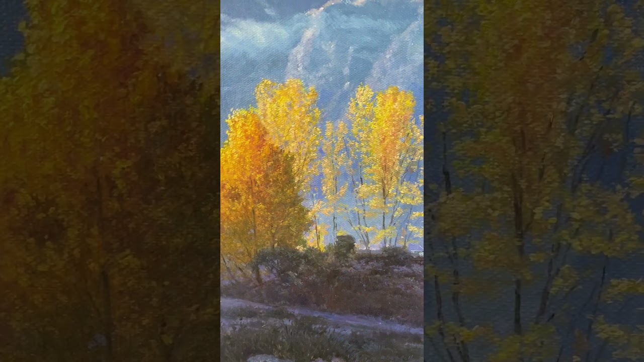 Autumn Forest Landscape Painting | A Study of Light & Color #art #painting