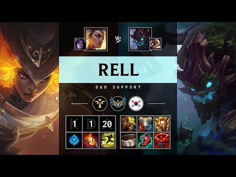 Rell Support vs Maokai - KR Challenger Patch 25.S1.2
