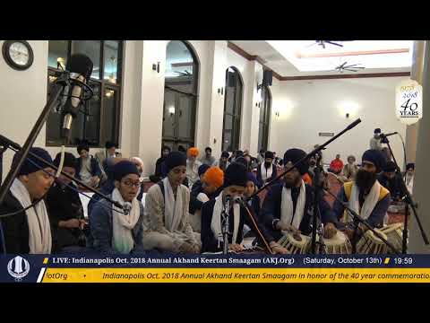 004 Indianapolis - Raensabaayee Keertan - Oct. 2018 - B. Harkirat Kaur Jee Toronto