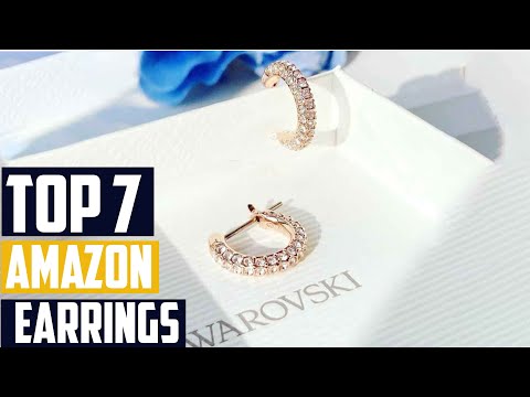Amazon White Earrings