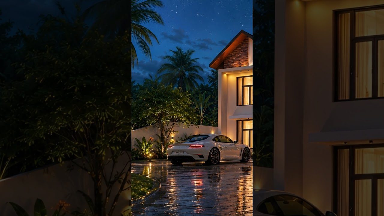 🔥 2000 Sq Ft Luxury Kerala Modern Home | Dream House Design #Shorts