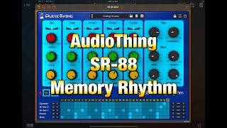 Video thumbnail for AudioThing SR-88 Memory Rhythm - Analog Drum Machine - Tutorial & Demo for the iPad by The Sound Test Room