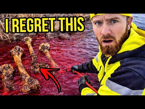 MAGNET FISHING Pulled Up The Most Disturbing Thing I Wish I NEVER Found…