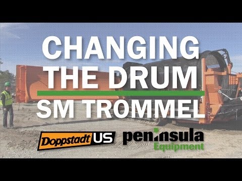 Doppstadt Trommel - Changing the Drum