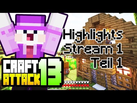 Zombey Craft Attack 13 - Stream Highlights Teil #1