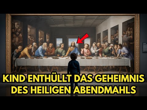 5-JÄHRIGER ENTHÜLLT UNTER DA VINCI'S GEMÄLDE „DAS ABENDMAHL“ EIN FURCHTERREGENDES GEHEIMNIS