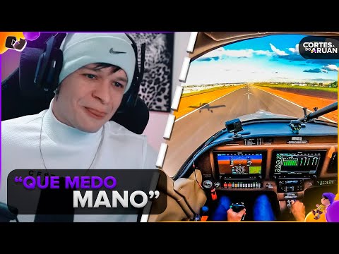 ARUAN REAGE: PRIMEIRA VIAGEM COM MEU AVIÃO NOVO 😍 1000 KM VOANDO! (RENATO GARCIA) - Cortes do Aruan