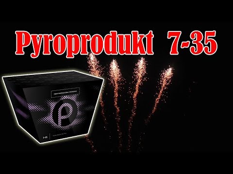 Pyroprodukt 7-35 Titan Crackling Tail |  Röder Feuerwerk Testschießen 2017 [FULL HD]