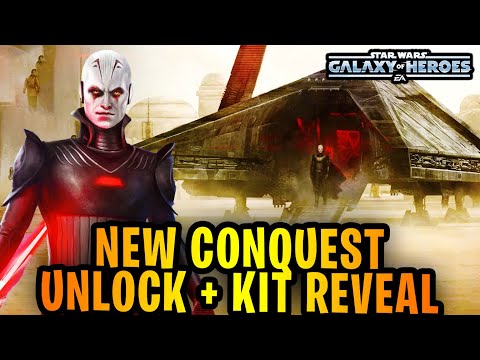 New Conquest Unlock CONFIRMED - Scythe Kit Reveal - Grand Inquisitor Ship - Malevolence 2.0 SWGoH