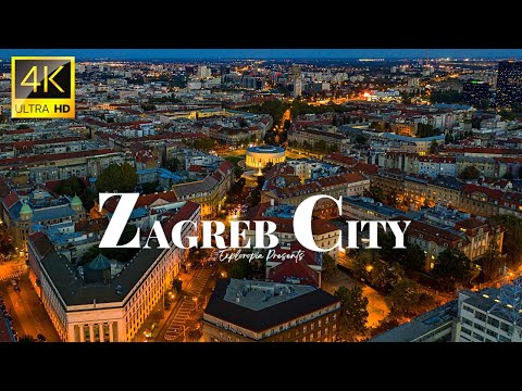 Zagreb, Croatia 🇭🇷 in 4K ULTRA HD 60FPS Video by Drone