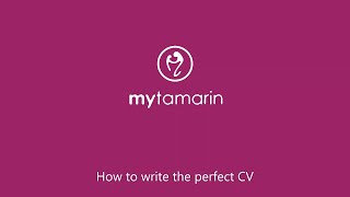 How to write the perfect CV | Nannies in UK by myTamarin childcare