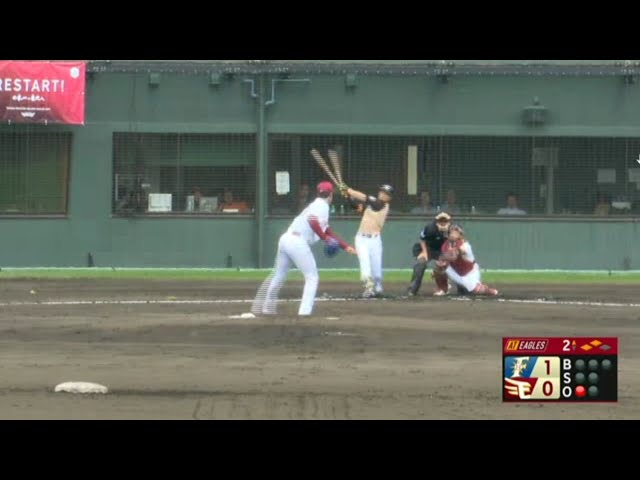 【練習試合】ファイターズ・西川 3ランホームランで追加点!! 2019/2/20 E-F