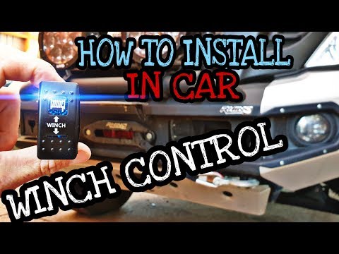 HOW TO INSTALL IN CAR WINCH WINCH SWITCH. FOR IN CAB CONTROL.