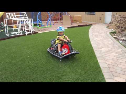 Van on his Crazy Cart 10-23-16, Four Year Old On A Crazy Cart, Video #05