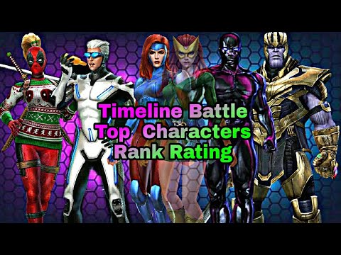 Timeline Battle Top  Characters Rank Rating - Marvel Future Fight