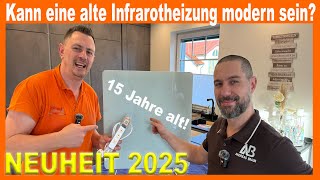 Alternative Heizen | Kann eine alte Infrarotheizung MODERN sein | Wir rüsten Infrarot WIFI & APP um