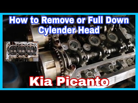 Pull Down or Remove Cylender Head Kia Picanto