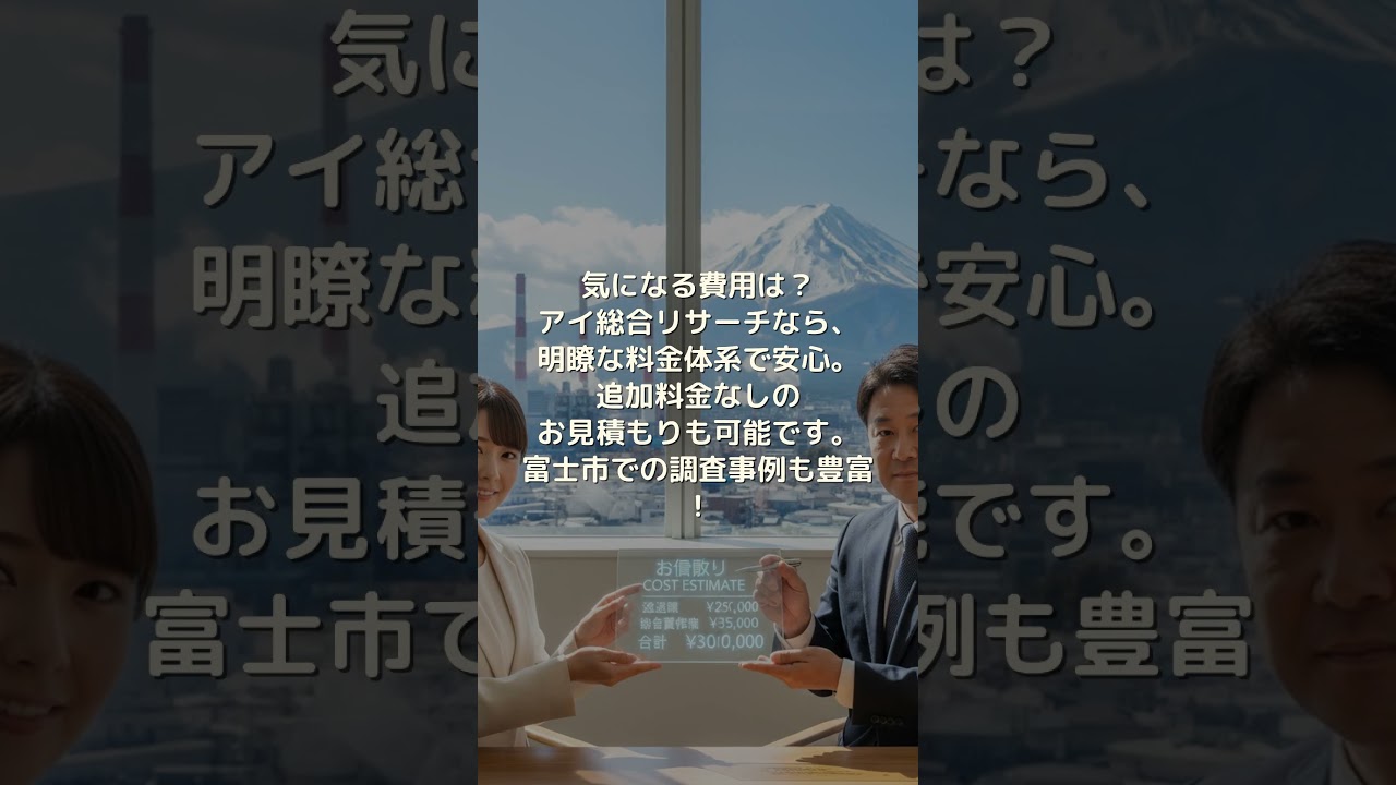 静岡県富士市で浮気調査を依頼！費用相場と探偵の選び方