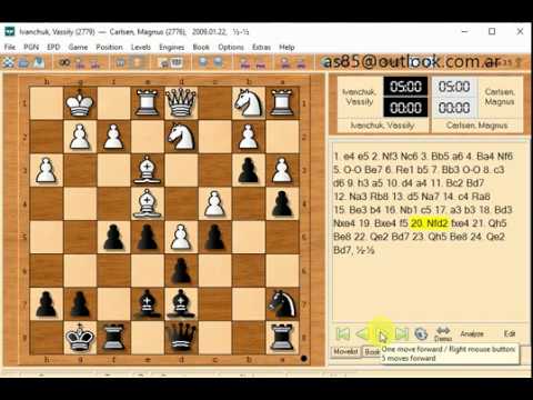 Carlsen Magnus and ivanchuk 2009 01 22 == p483