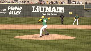 Elvis Alvarado delivery in super slow motion @ Las Vegas Ballpark 3.9.25