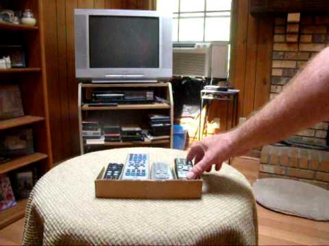 TV, DVD Player, VCR Remote Control Tray