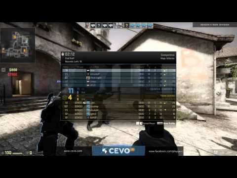 CEVO-Main CS:GO Season 4: Team SENSEI vs. TEAM4NOT - Week 1:2 on de_inferno