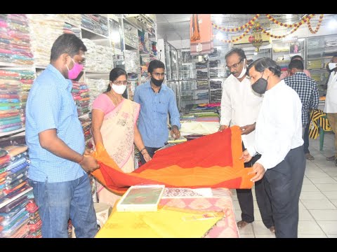 Co-optex Tamilnadu Handloom Exhibition Occasion of Diwali Festival in Visakhapatnam Vizagvision