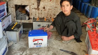 Repair one cell of car battery pakistani . make battery