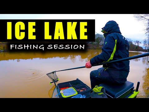 ICE LAKE Fishing Session - Winter Fishing Methods and Tactics
