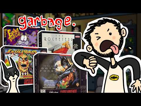 The WORST SNES Games I’ve EVER Played!