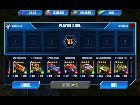 Jurassic World: The Game - Rajasaurus level 40