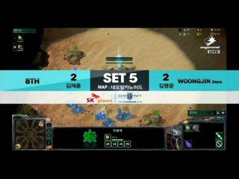SPL [01.27] 8th vs Woongjin 5SET / Neo Arkanoid- Starcraft 2,esportstv