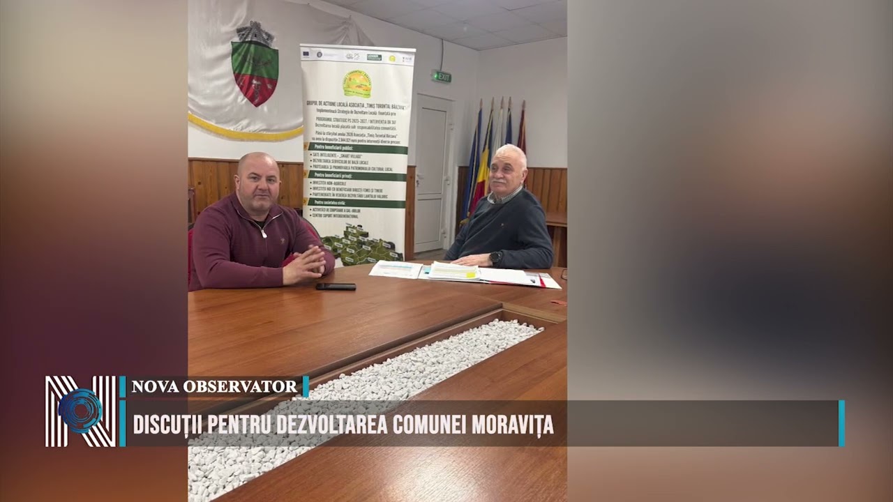 Discuții pentru dezvoltarea comunei Moravița