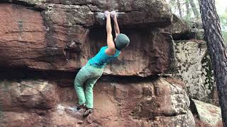 Video thumbnail de Flecha rota, 6a. Albarracín