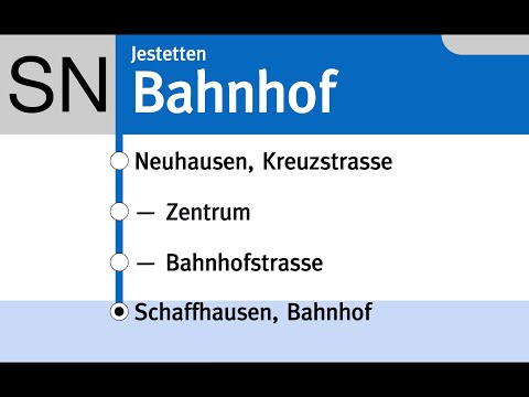 PostAuto Ansagen » SN Jestetten, Bahnhof — Schaffhausen, Bahnhof | Bahnersatzbus| SLBahnen