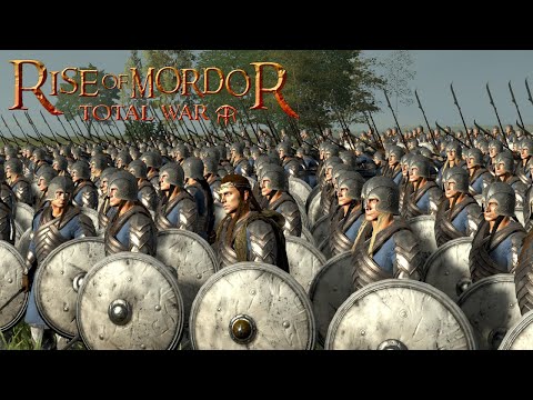 NEW ELVEN UNITS! - Rise of Mordor Total War Gameplay
