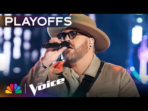 Adam David Is Earnest and Soulful on Bob Dylan's "I Shall Be Released" | The Voice Playoffs | NBC
